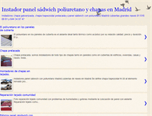 Tablet Screenshot of poliuretano.reformaenmadrid.com